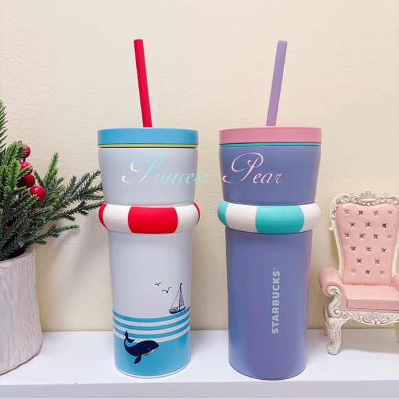 Starbucks Other - 2x 2019 Starbucks SAILBOAT stainless stain  16 oz oz tumbler